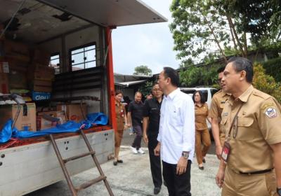 Dikomandoi Walikota Caroll, Tomohon Salurkan Bantuan untuk Korban Bencana Gunung Ruang Tagulandang Sitaro