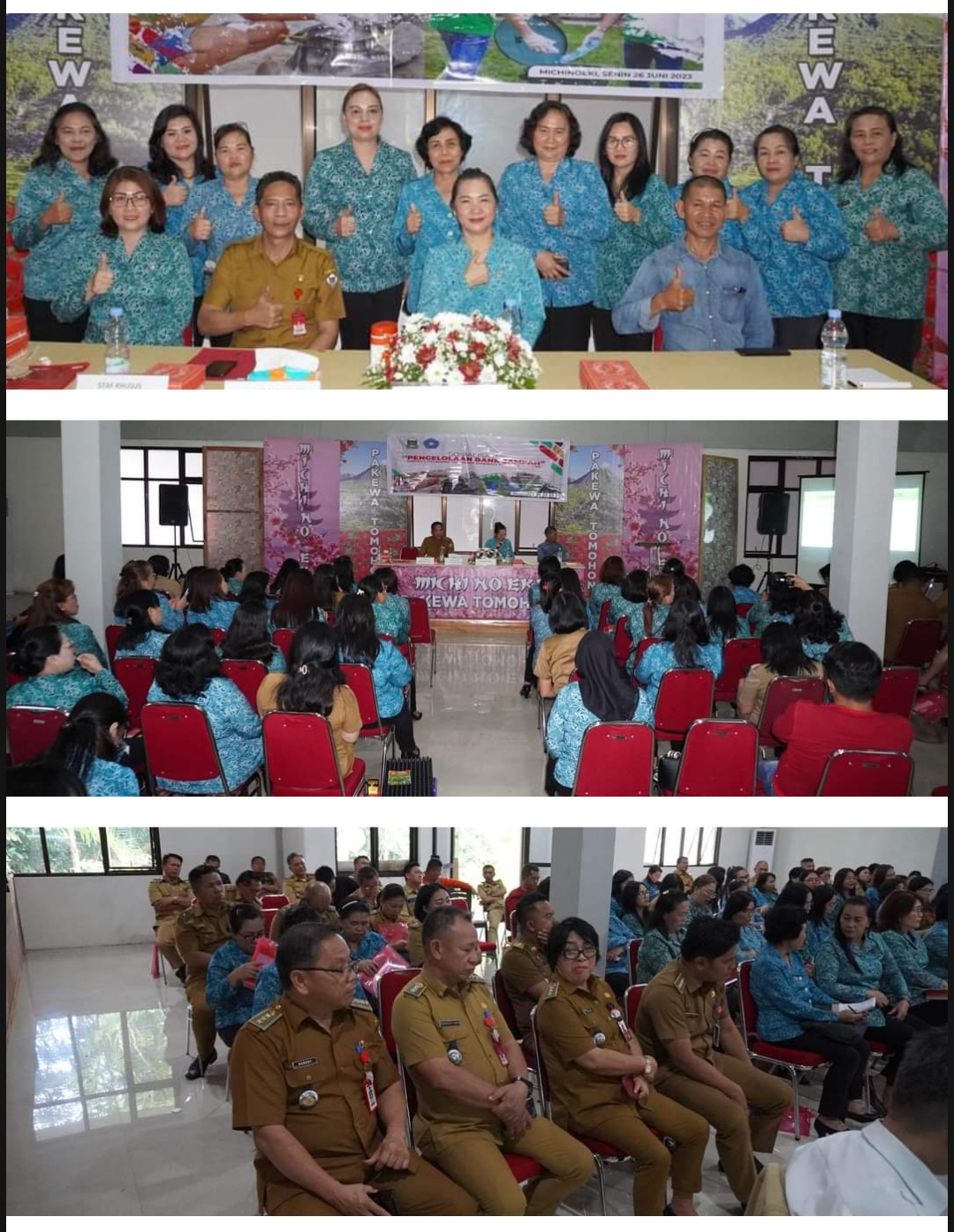 DLH Gandeng PKK Tomohon  Sosialisasi Bank Sampah