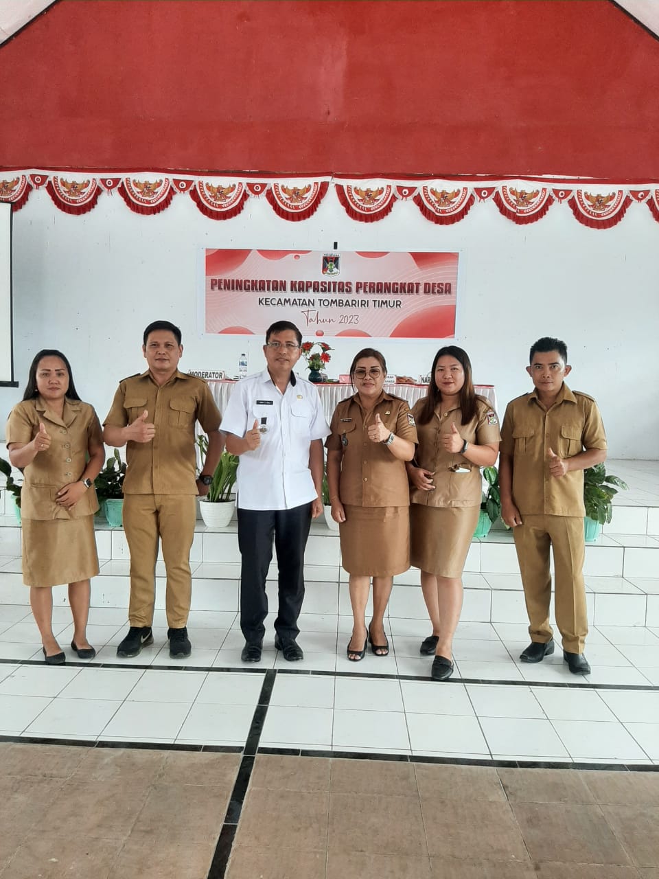 Pemdes Lemoh Uner Ikut Kegiatan Peningkatan Kapasitas Perangkat Desa