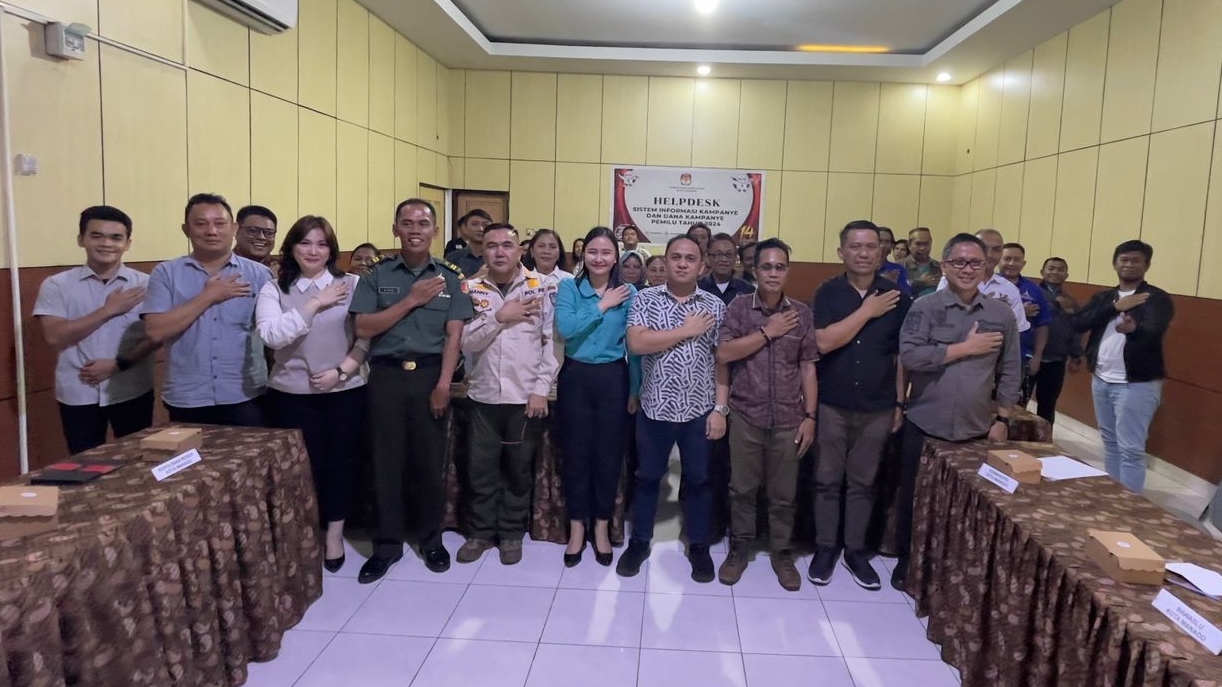 KPU Manado Bahas Titik Pasang APK dan Dana Kampanye