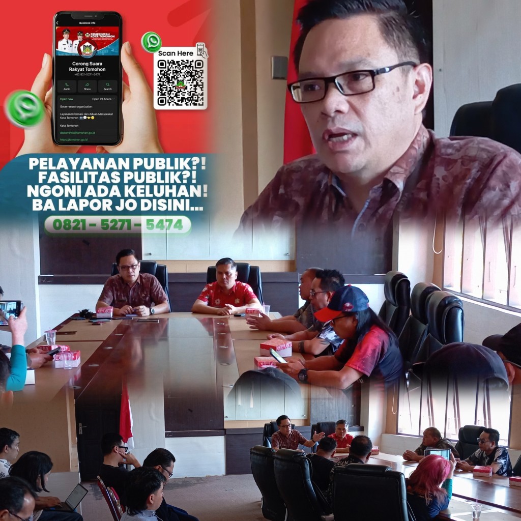 Masyarakat Tomohon Dapatkan Layanan Informasi dan Aduan Melalui Corong Suara Rakyat