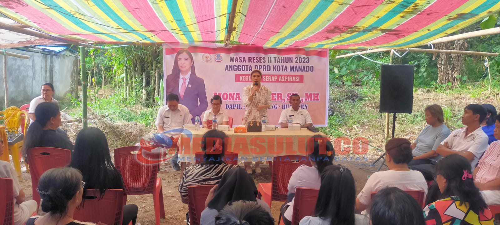 Mona Kloer Serap Aspirasi di Bailang, Pertanyakan Ketling Setempat dan Developer Dikeluhkan Warga