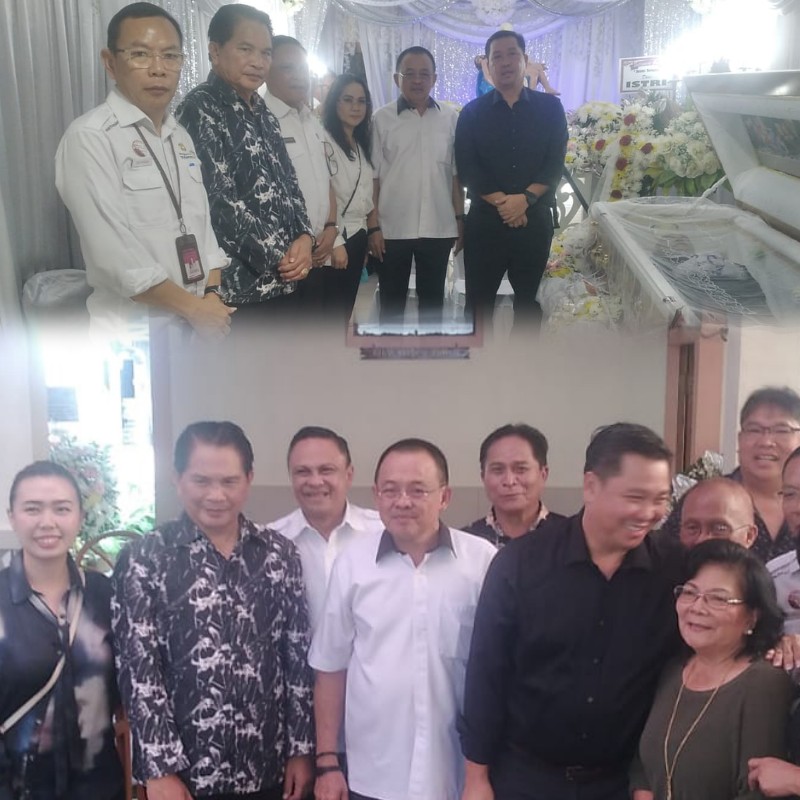 Tunjukkan Empati, Sekkot Roring dan Wagub Melayat ke Rumah Duka Alm Petrus  Sangi