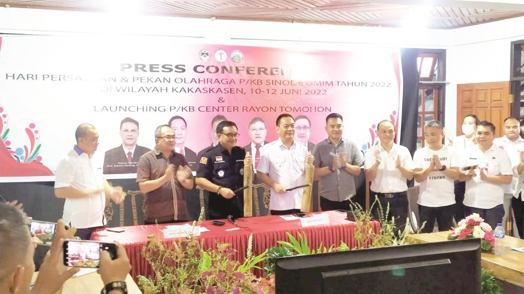 Launching P/KB Center, Support Hapsa dan POR P/KB GMIM