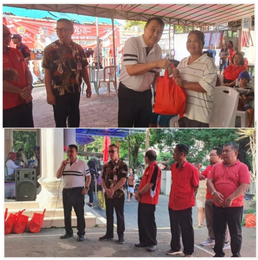 Tinjau 3 Titik Pasar Murah, Sekda Manado Pastikan Program Pemerintah Lancar