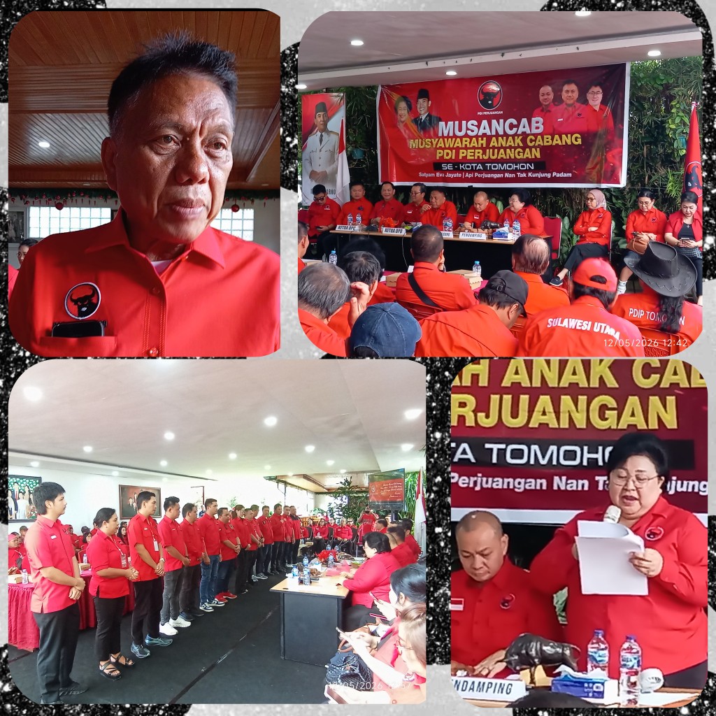 5 PAC Hasil Musancab PDI Perjuangan Tomohon Terbentuk, Dondokambey: Momen Perkuat Konsolidasi dan Bahas Isu Strategis