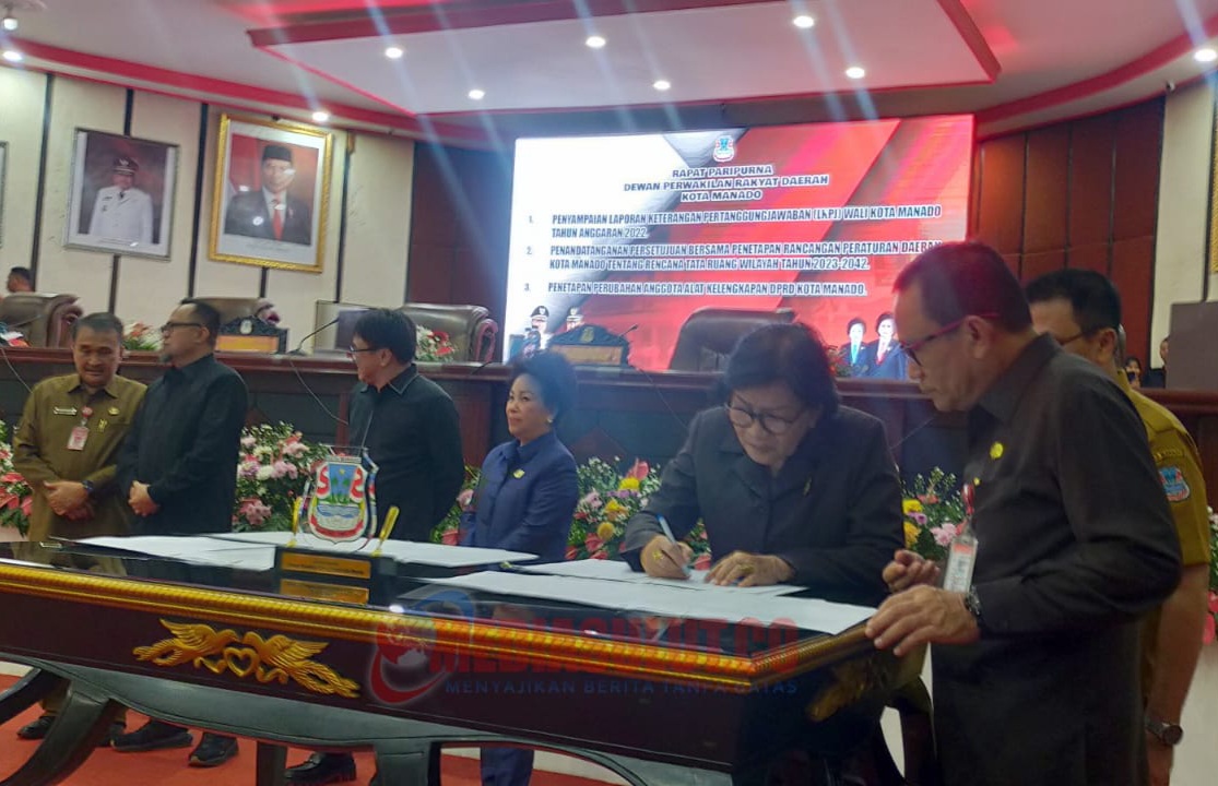 DPRD Manado Gelar Paripurna, Tiga Agenda Termasuk RTRW 2023-2042 Tuntas