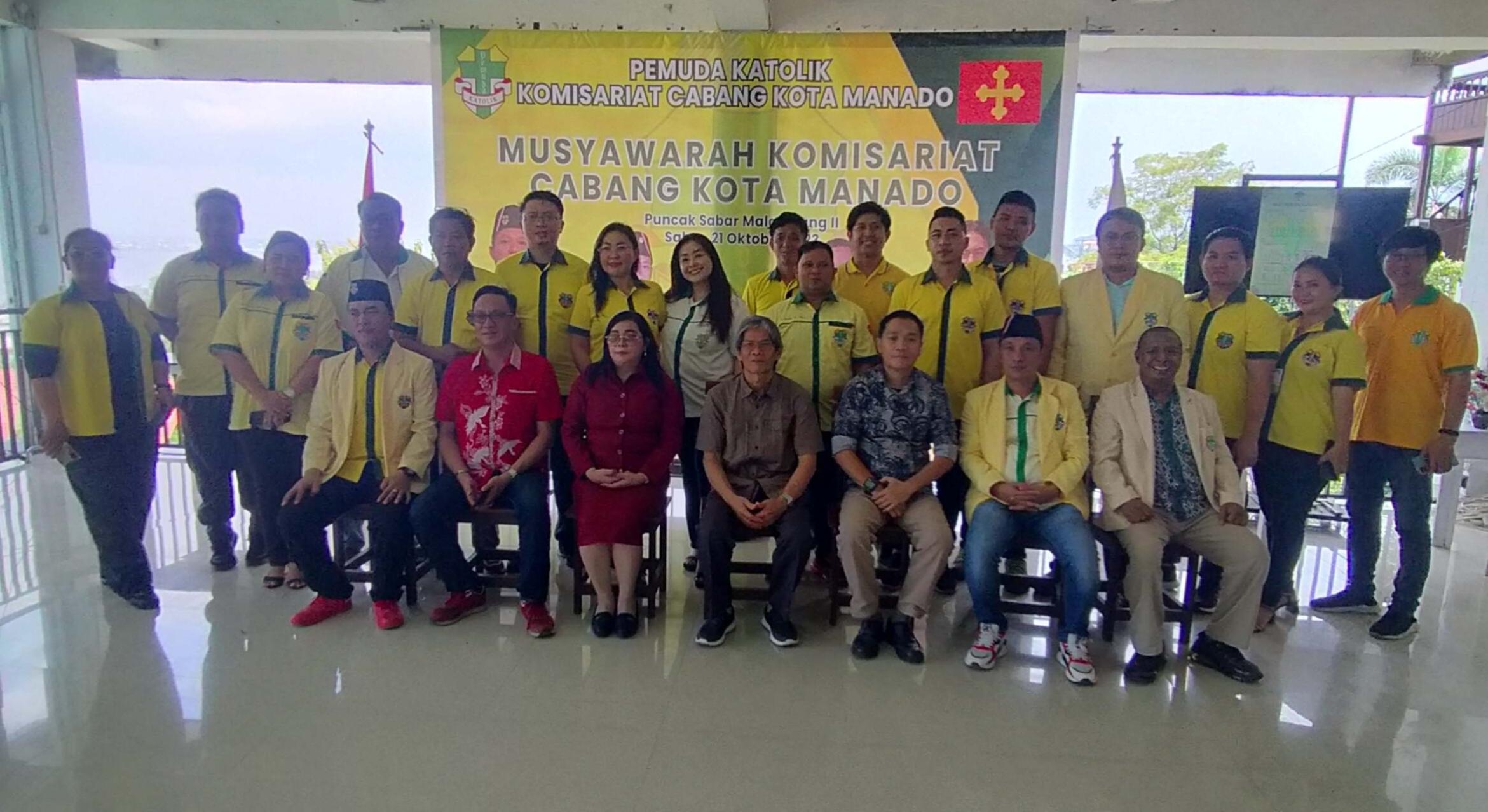 Puncak Sabar Saksi Muskomcab Pemuda Katolik Manado dan Ketua Baru Terpilih