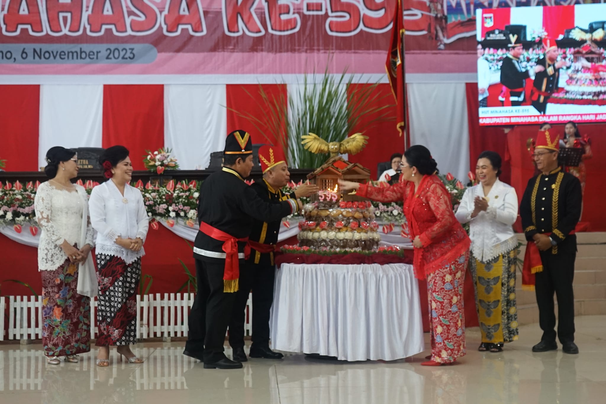 HUT Minahasa ke-595, Bupati Kumendong Dilantik Sebagai Pimpinan Majelis Kebudayaan