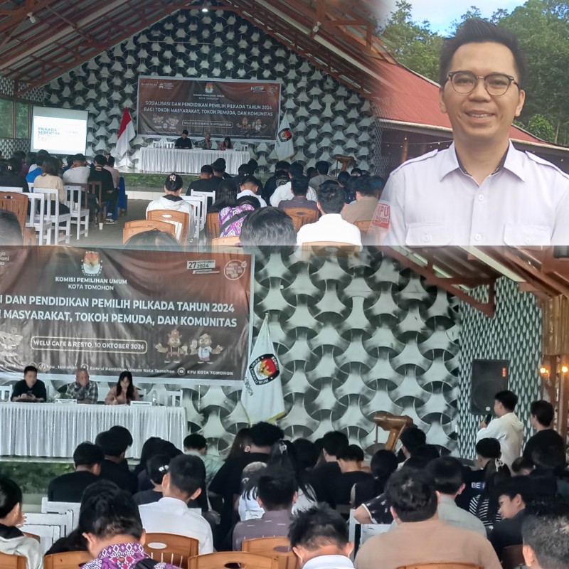 Geliat Pilkada Tomohon 2024, KPU Gelar Sosialisasi dan Pendidikan Pemilih