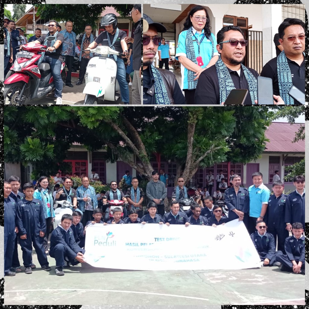 Tingkatkan Kompetensi Siswa SMK Kristen I Tomohon, PLN Gelar Pelatihan Konversi Motor Konvensional ke Listrik