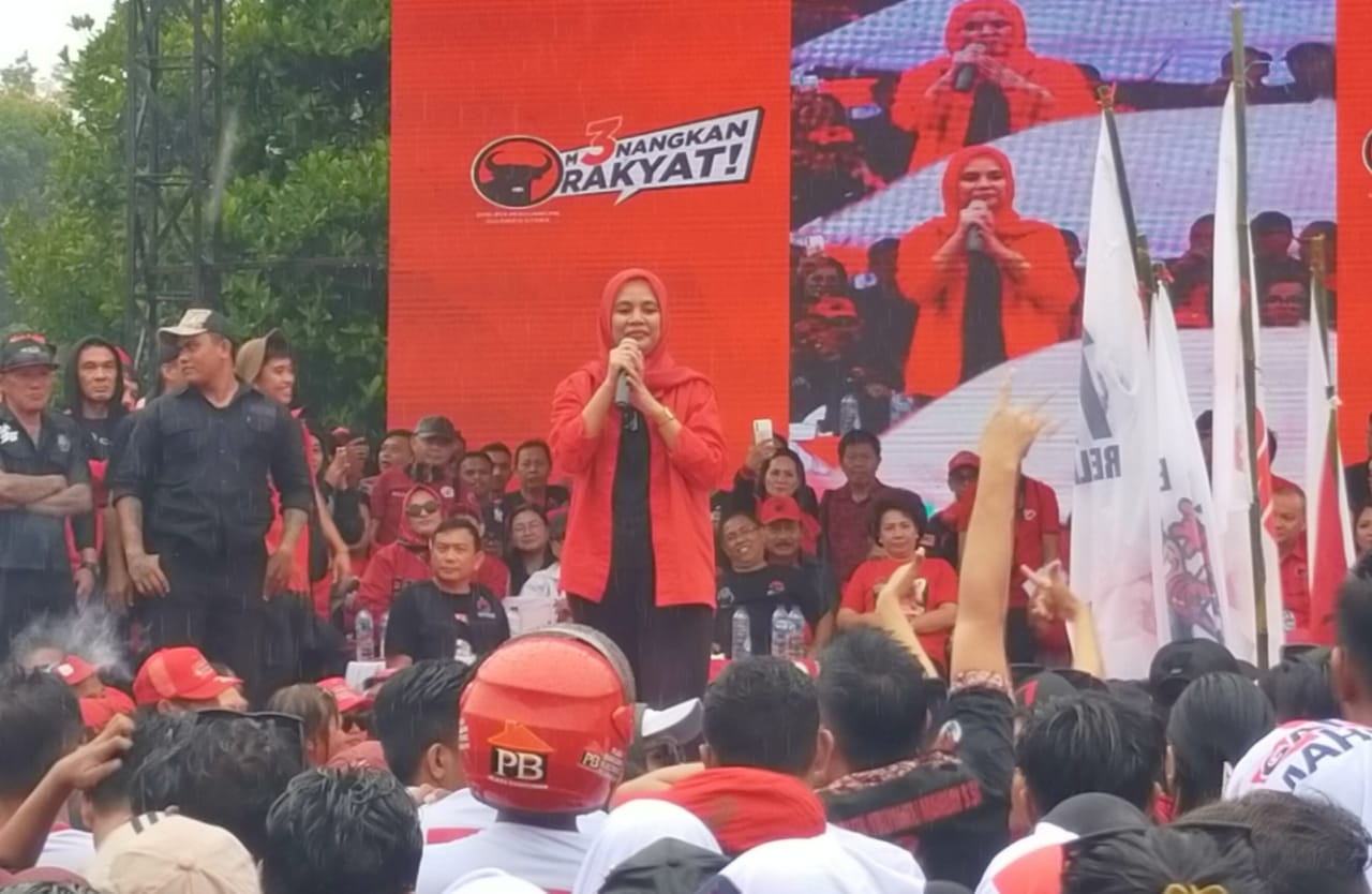 Rosalita Y Manday Sapa Pendukung PDI Perjuangan Dapil Singkil-Mapanget