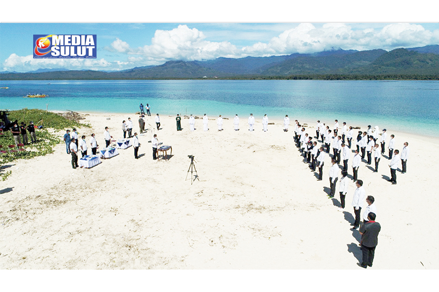 Promosikan Pariwisata Boltim, Bupati Sachrul Lantik Pejabat di Pulau Nenas