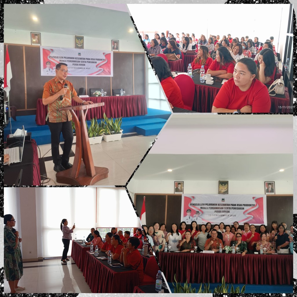 Kadis Kesehatan Tomohon Buka Sosialisasi Pengelolaan Pelayanan Kesehatan Usia Produktif dan Pengawasan Perda Rokok