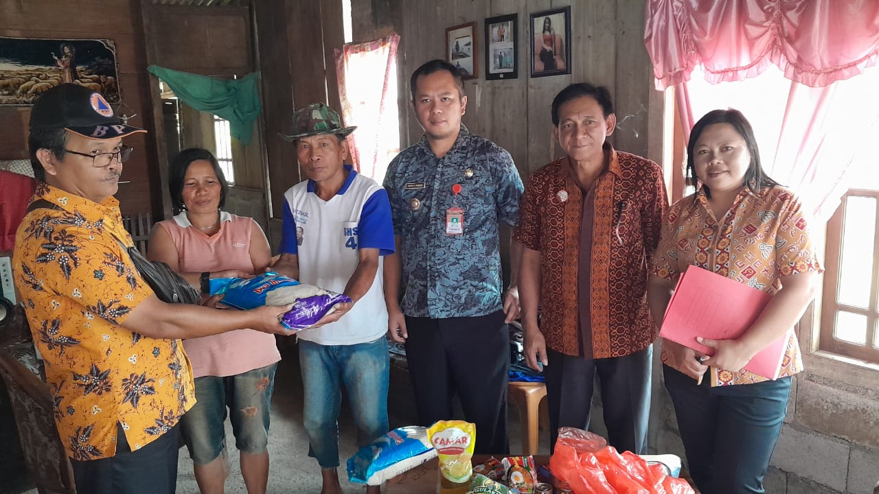Tepati Janji, Dinsos-BPBD Salurkan Bantuan Bencana Alam