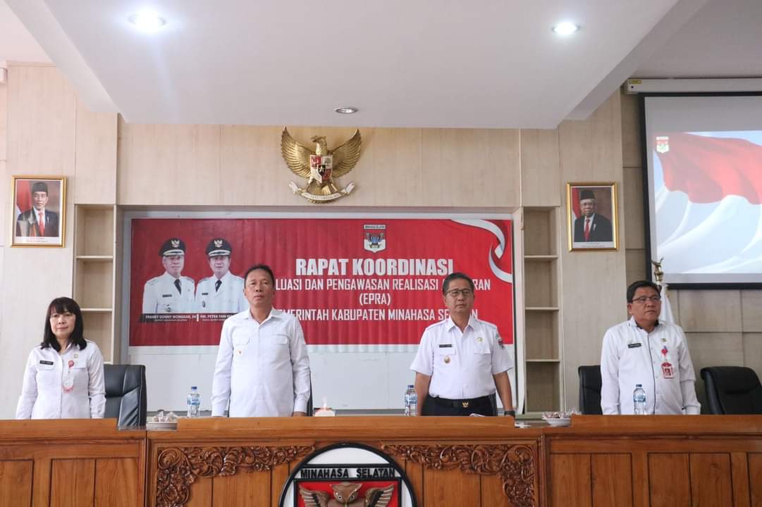Bupati FDW Pimpin Rapat EPRA Kabupaten Minsel Tahun Anggaran 2023