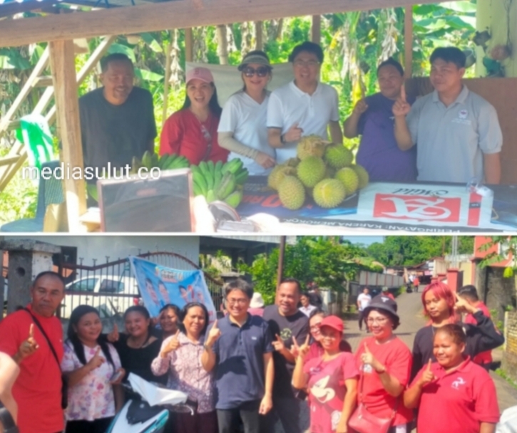 Pedagang  Buah di Pandu Senang Jualan Dibeli AARS, Bengkol dan Bailang Dikunjungi