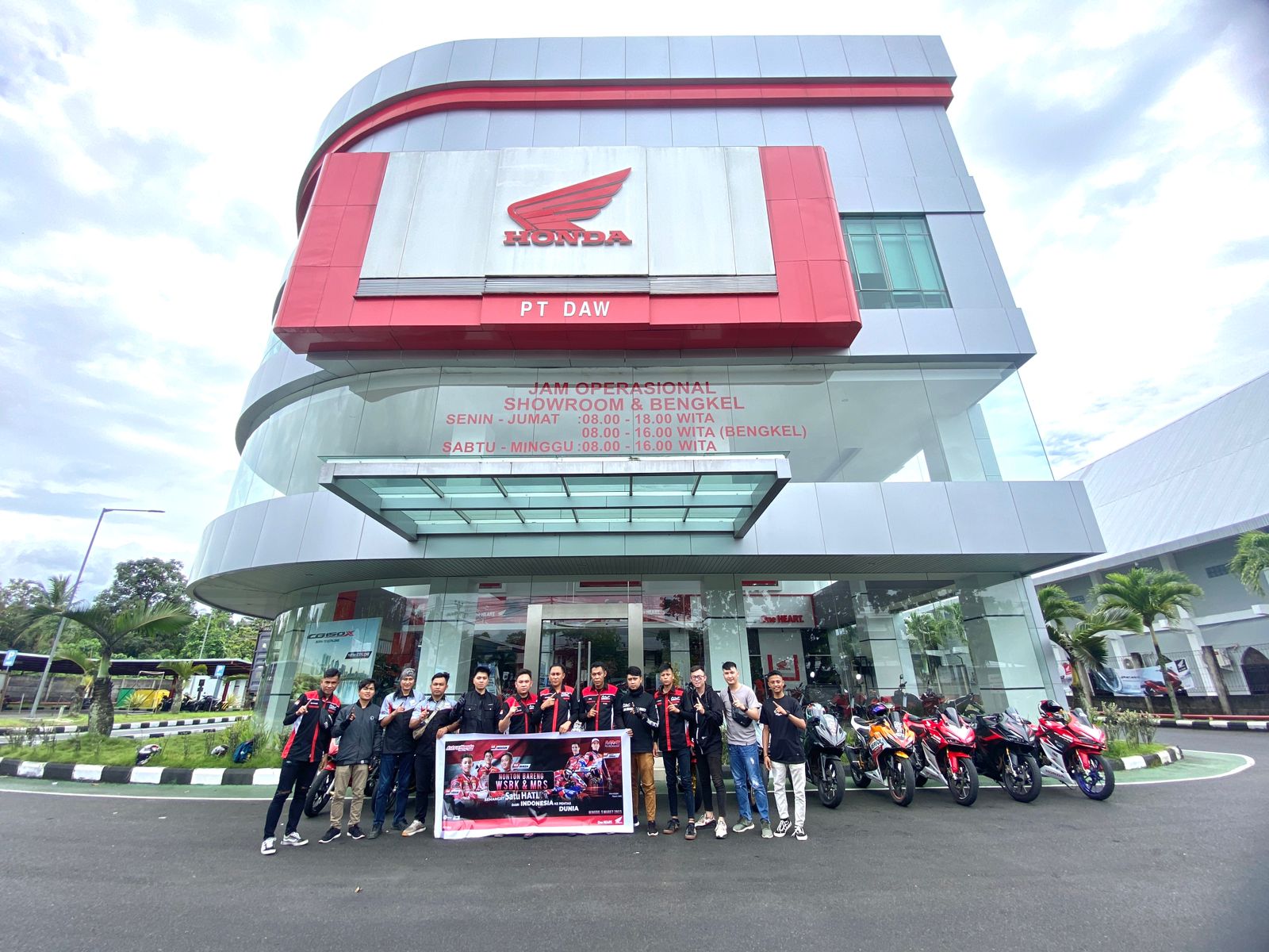 Dukung Pebalap AHM, DAW Ajak Komunitas Honda Nobar WSBK