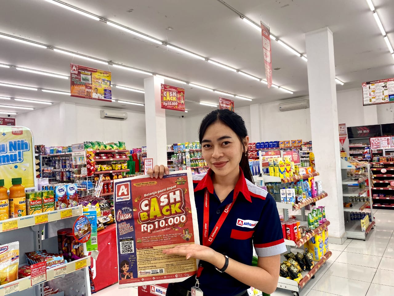 Belanja di Alfamidi Ada Kejutan Voucher Cash Back 10.000