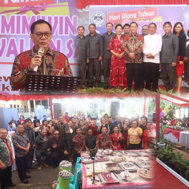 Walikota Caroll Hadiri Syukuran HUT ke-2 GMIM Winalian Walian Satu
