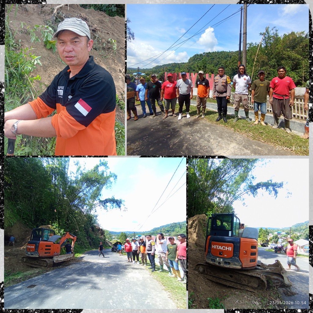 Lurah Kayawu 'Gercep' Atasi Longsor di Pintu Masuk Cagar Budaya Gua Jepang