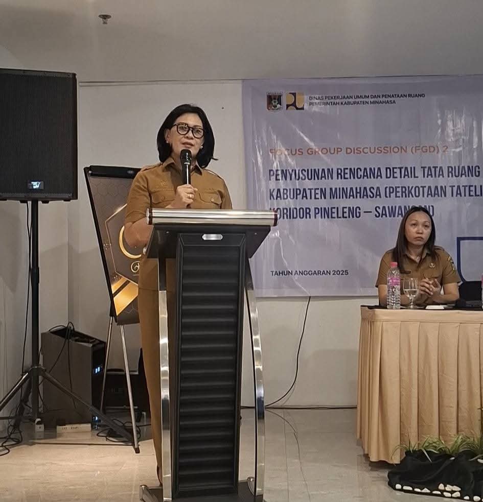 Sekda Minahasa Buka FGD 2 RDTR Perkotaan Tateli Koridor Pineleng–Sawangan
