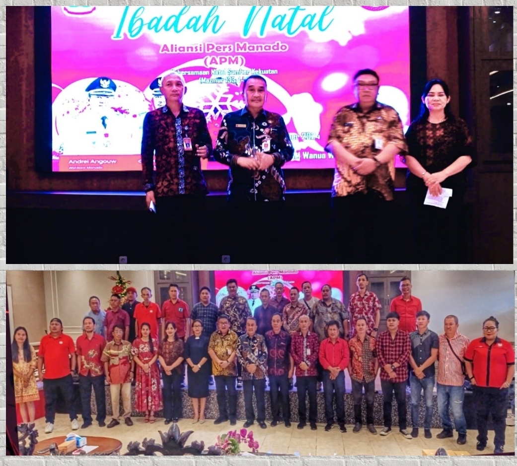 Ibadah Pra-Natal APM, Sekda Micler Lakat Sampaikan Pesan Lewat Kasih-Nya di Tangan AARS Manado Tambah Berubah
