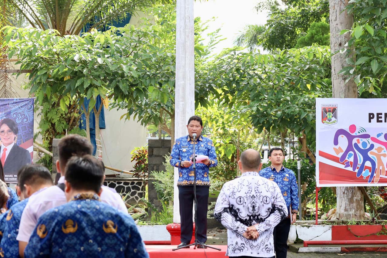 Peringati HGN dan HUT KORPRI, Bupati Kumendong Minta ASN Minahasa Kawal Program Pemerintah