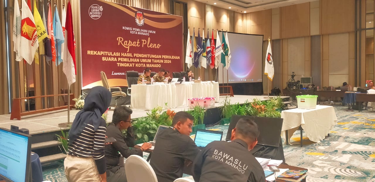 KPU Manado Mulai Hitung Suara, Bunaken Kepulauan-Bunaken Darat-Sario-Tuminting Mengawali