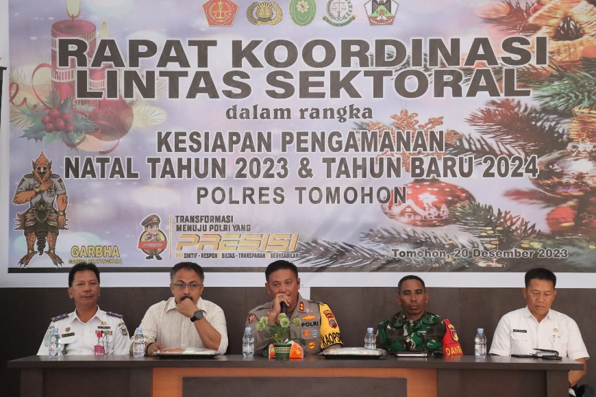 PAM Nataru Di Tomohon, Berikut Penyampaian Kapolres Lerry 