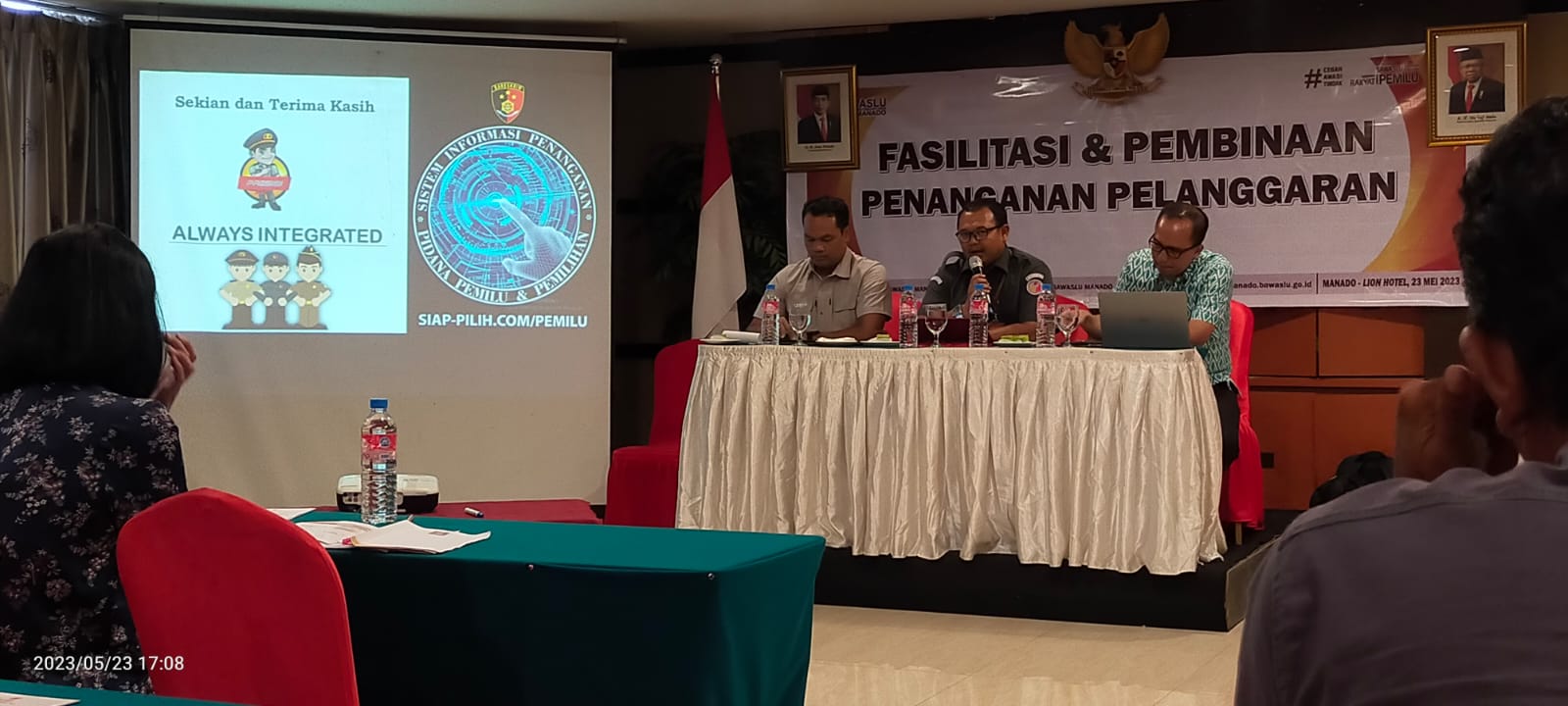 Polri, Kejagung dan Bawaslu Pusat Beri Ilmu Tangani Tindak Pidana Pemilu di Manado