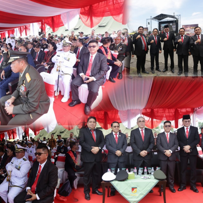 Pjs Walikota Tomohon Hadiri Peringatan HUT TNI ke-79 di Megamas Manado