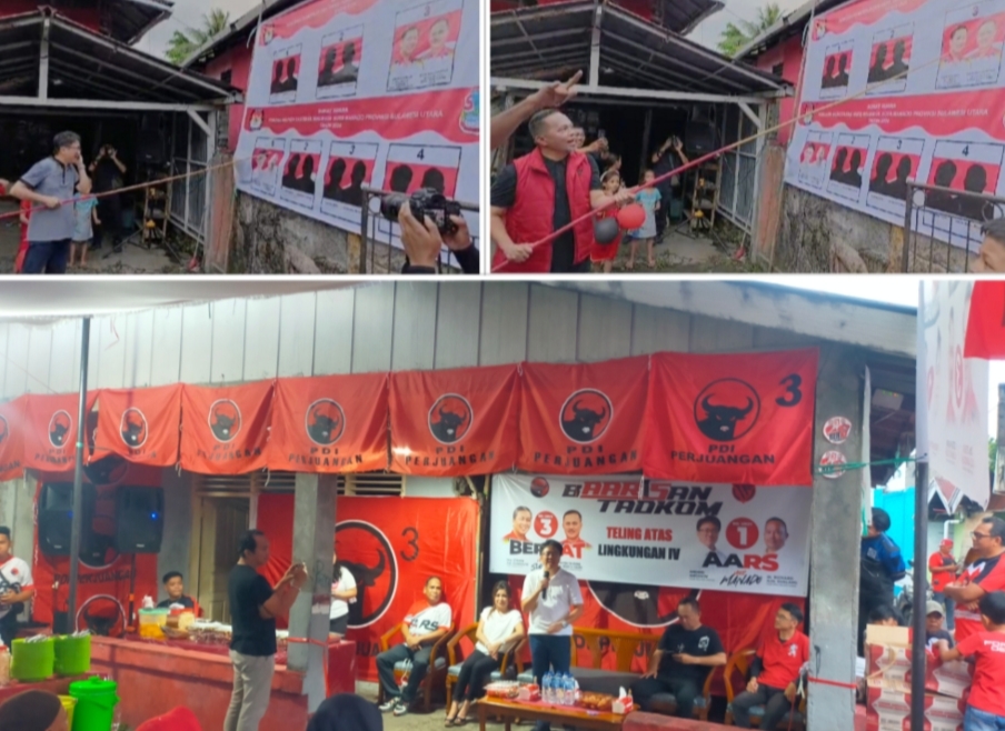 AARS Sosialisasikan Pencoblosan di Tanjung Batu, Semangat Menang Mencuat di Teling Atas