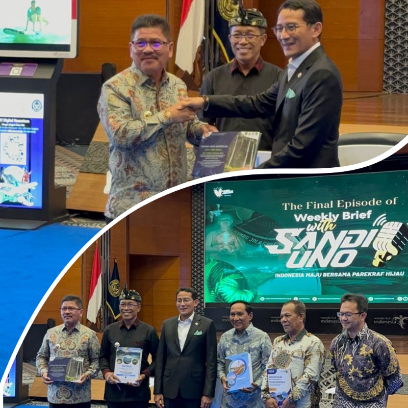 Tomohon Terima Masterplan Pengembangan Wisata Air Terjun Teka'an Telu dari Kemenparekraf
