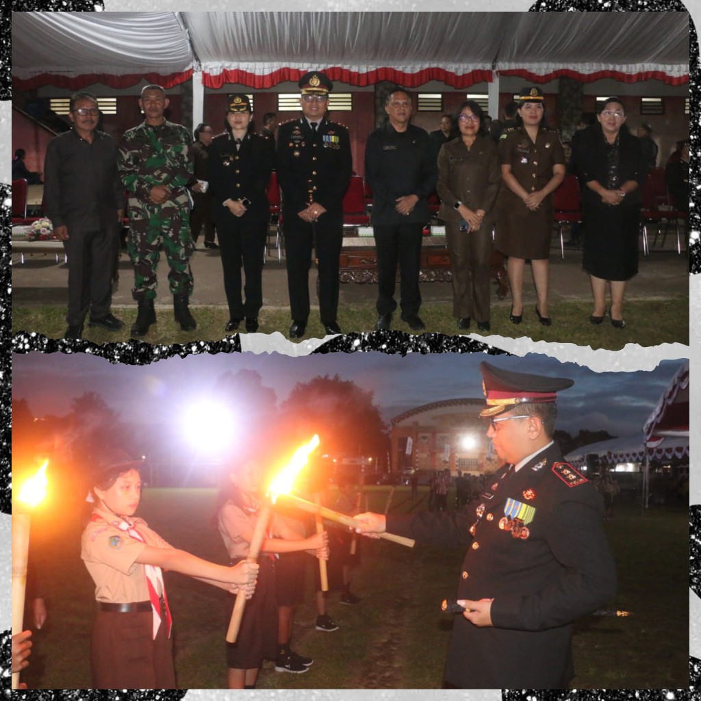 Peringati Hari Kemerdekaan RI Ke-80, Sekda Roring Hadiri Upacara dan Pawai Taptu