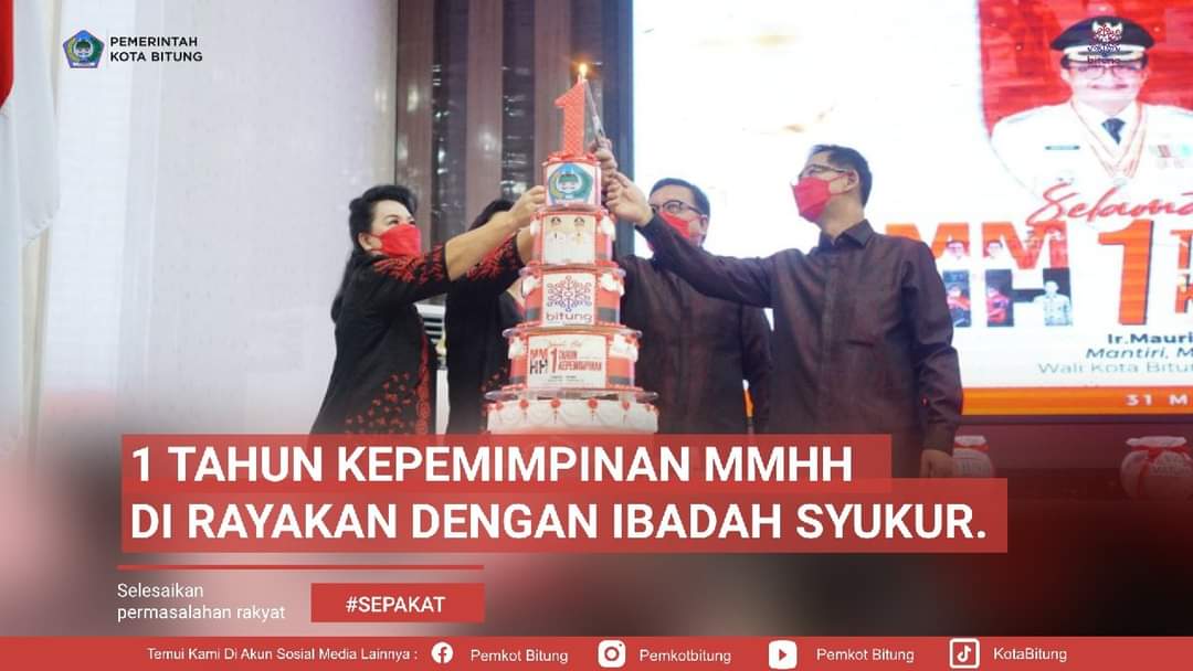 1 Tahun Kepemimpinan MMHH di rayakan dengan Ibadah Syukur