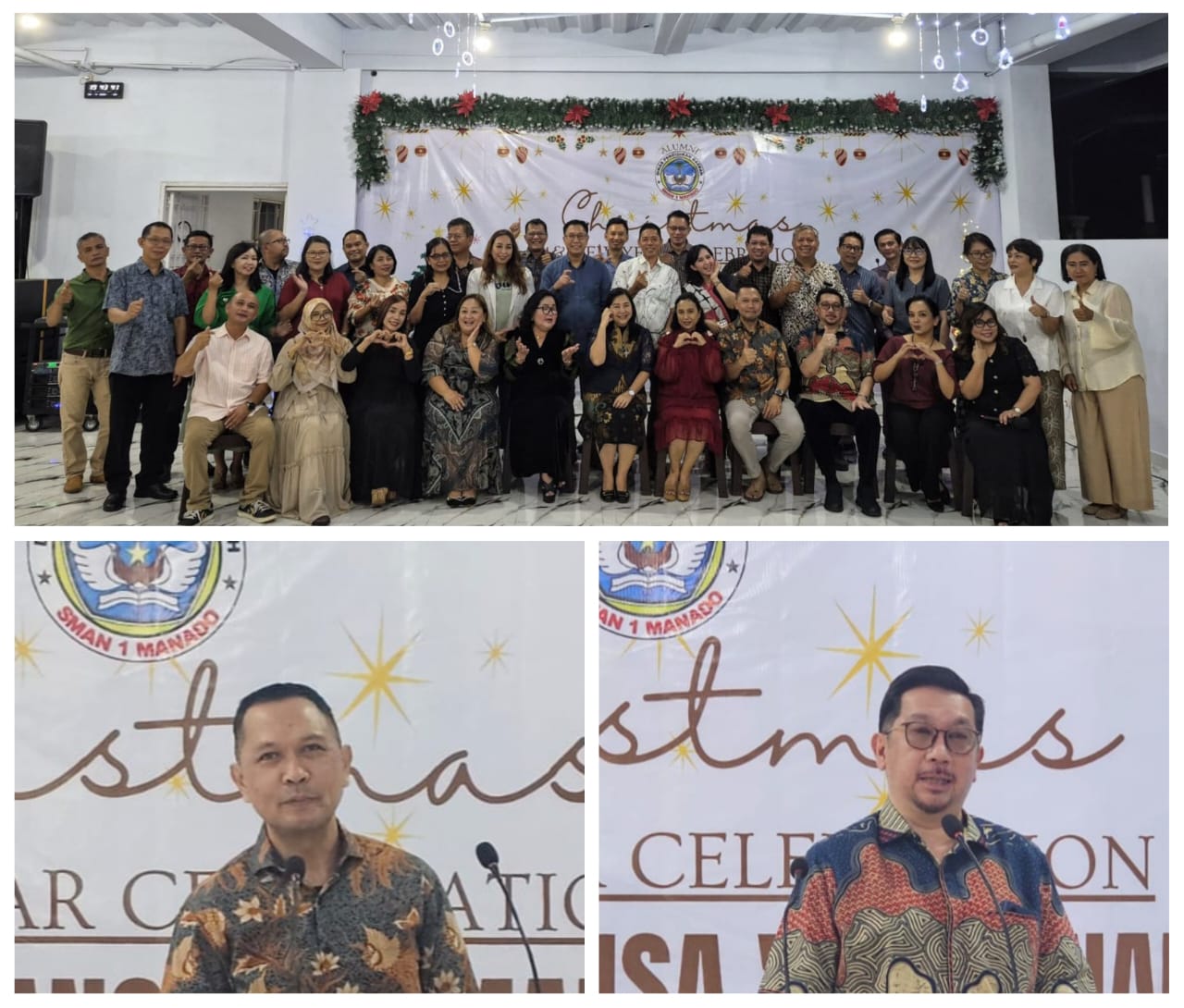 Smansa Manado Angkatan 93 Gelar Ibadah Pasca Natal dan Tahun Baru