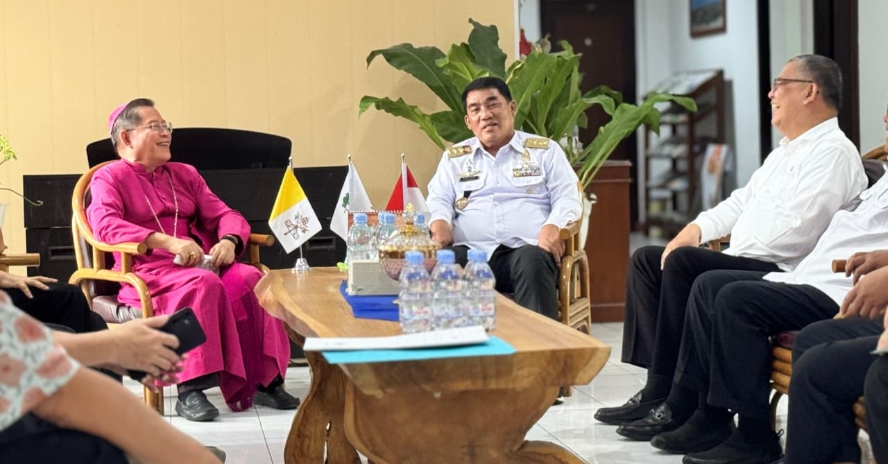 Gubernur Sulut Tatap Muka Bersama Uskup Keuskupan Manado, Pesparani Katolik 2025 Muncul Dukungan