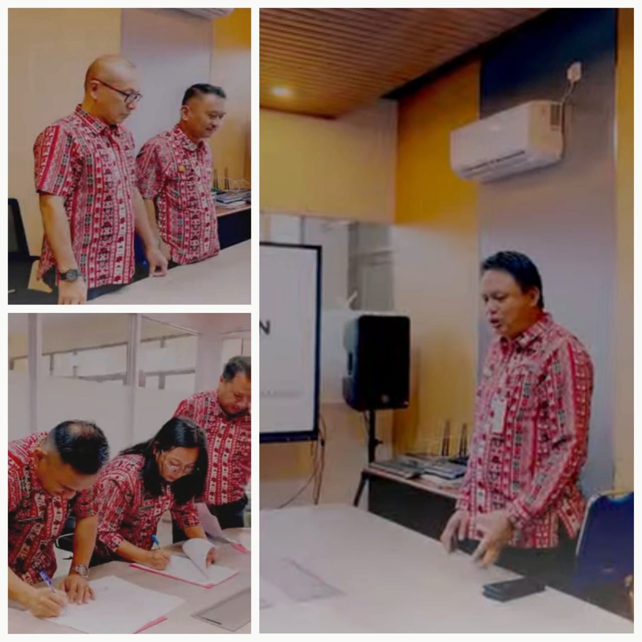 Percepat Target Pembangunan, Jajaran Dinas Perkim Manado Tandatangani Pakta Integritas