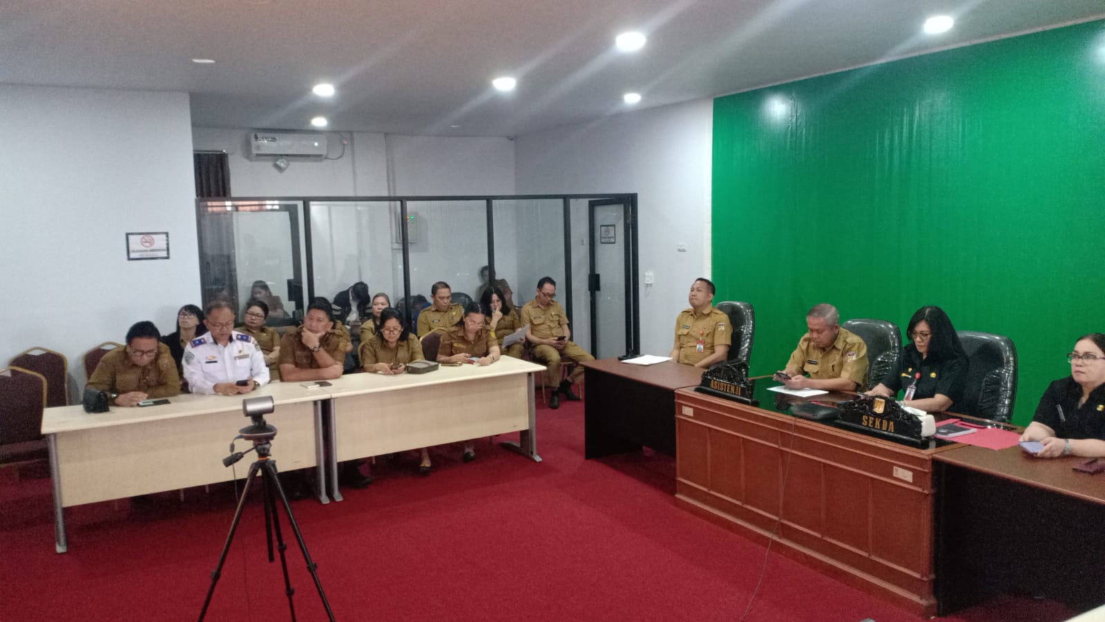 Sekda Minahasa Ikuti Rakor Pengendalian Inflasi dan Sosialisasi Bencana Hidrometeorologi