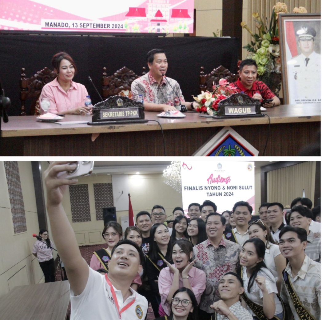 Wagub Kandouw Beri Nasehat dan Motivasi kepada 20 Finalis Nyong dan Noni Sulut 2024