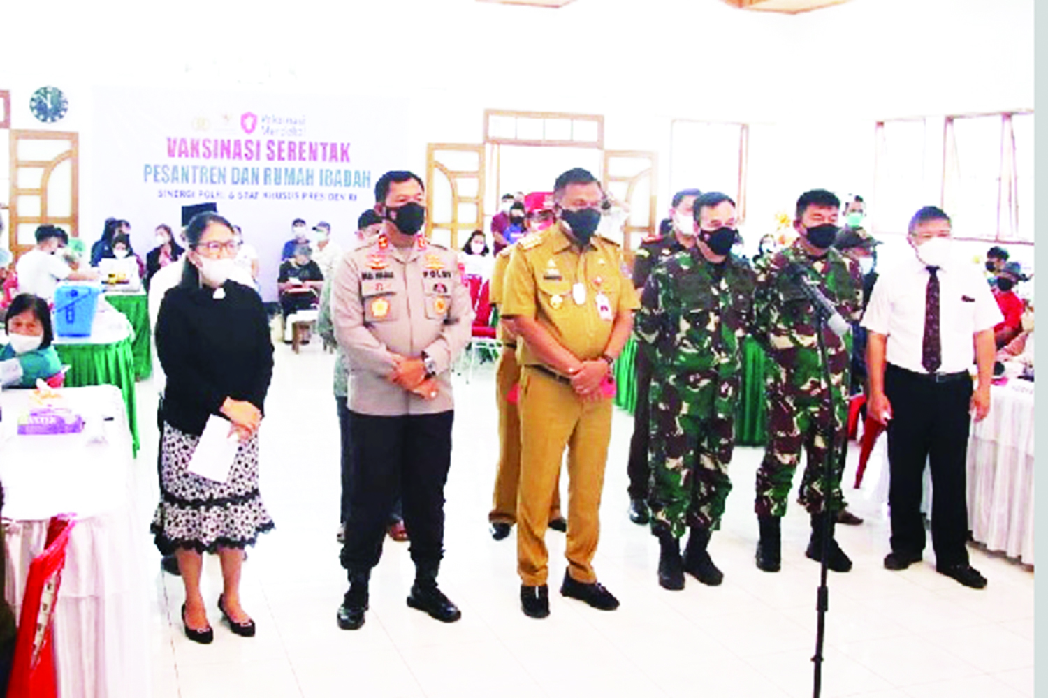 Program Vaksinasi Merdeka Sasar Pesantren dan Rumah Ibadah