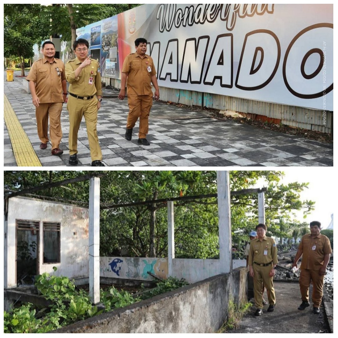 Cek Kondisi Terkini, Walikota AA Sambangi Taman Berkat, Pedestrian dan RTNH di Sario