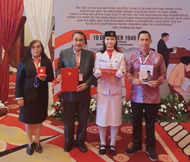 205 Daerah Pegang Duplikat Bendera Pusaka dan Naskah Proklamasi, Sekda Lakat Wakili Manado