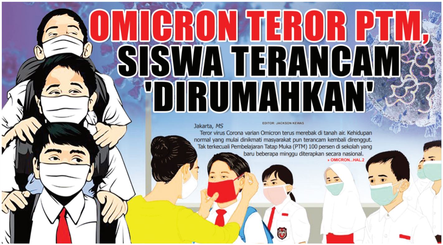 OMICRON TEROR PTM, SISWA TERANCAM ‘DIRUMAHKAN’