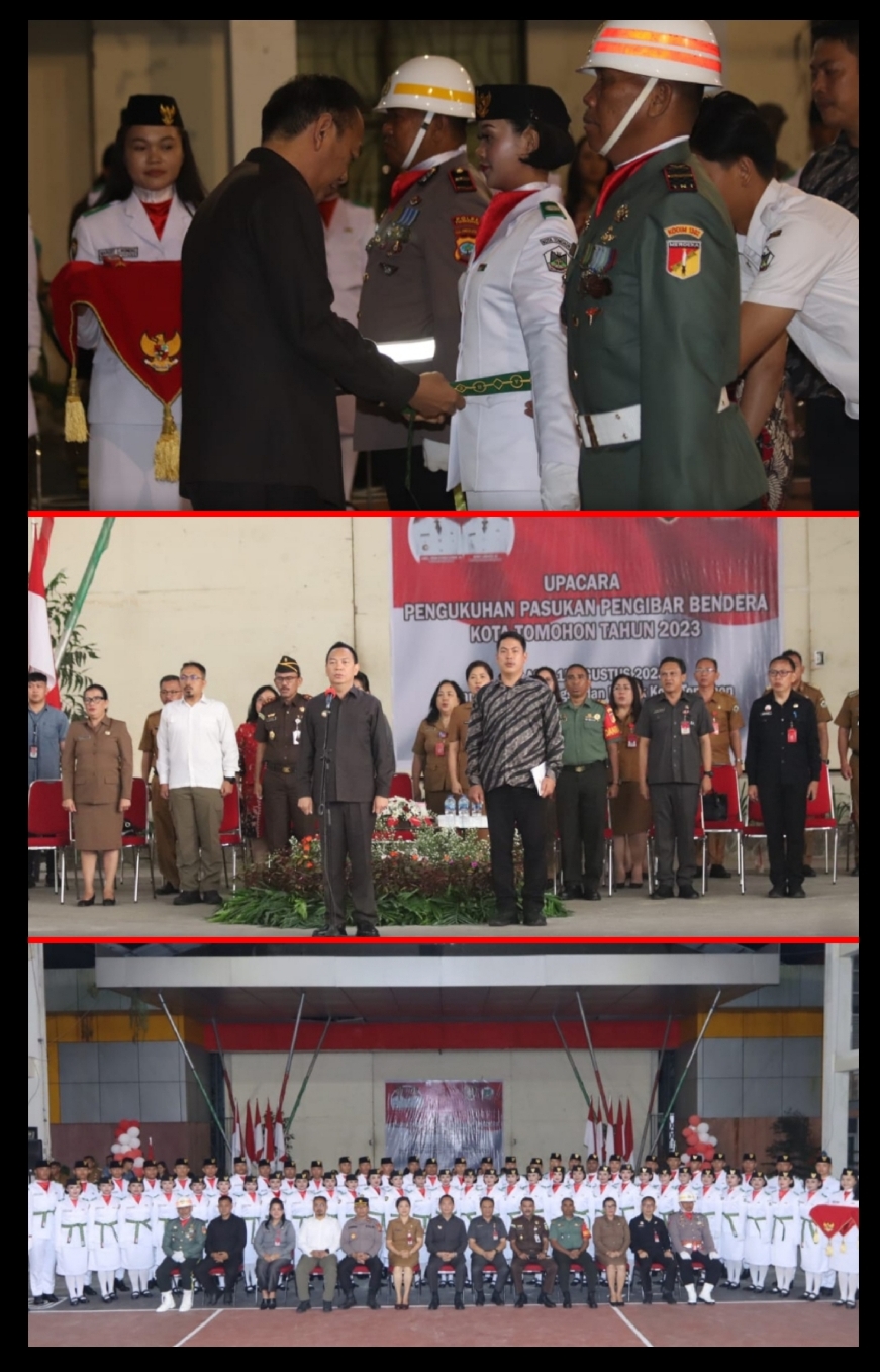 Walikota Carol Kukuhkan 62 Paskibra