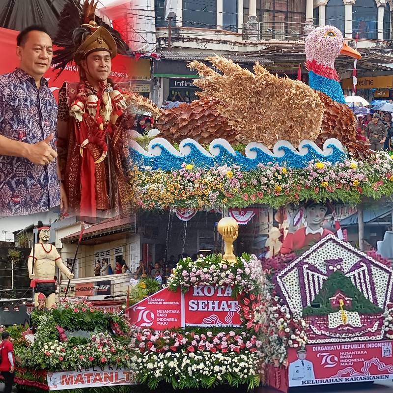 Spektakuler Pawai Pembangunan di Tomohon: Pesona Parade yang 'Membius' Masyarakat