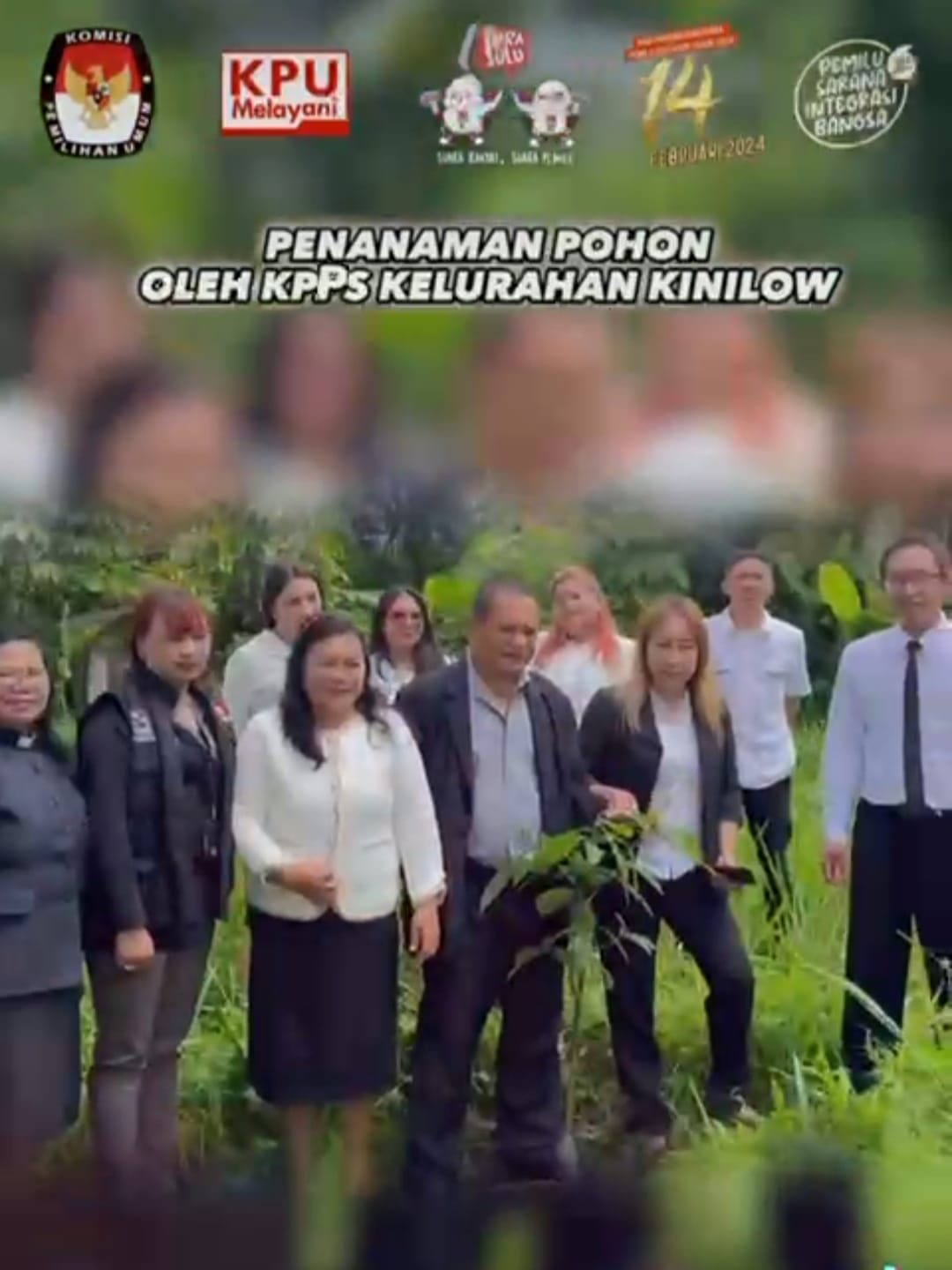 Tanam Pohon, Tradisi Baru KPU Saat Melantik 2107 KPPS