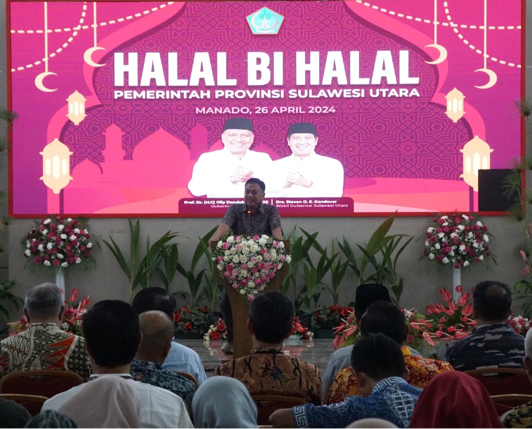 Halal Bi Halal Pemprov Sulut, Gubernur Olly Ajak Pererat Tali Persaudaraan