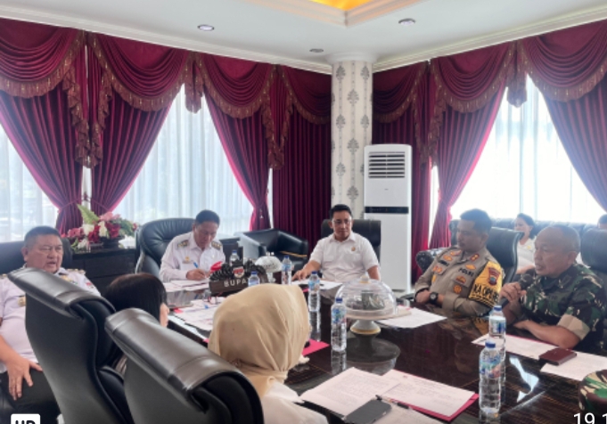 Gelar Rapat Forkopimda, Bupati Wongkar: Kunci Utama Jaga Stabilitas Daerah